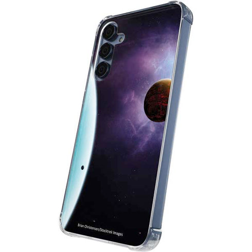 StockTrek Two Planets Born from the Same Star Galaxy A35 5G Clear Case